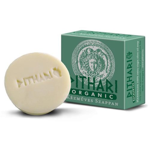 Pithari szappan extra szűz olívaolajjal - eukalyptus - 80 g (kifutó)