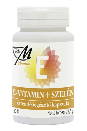 Dr. M Prémium E-vitamin + szelén kapszula - 60 db