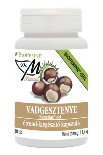 Dr. M Prémium Vadgesztenye kapszula - 30 db