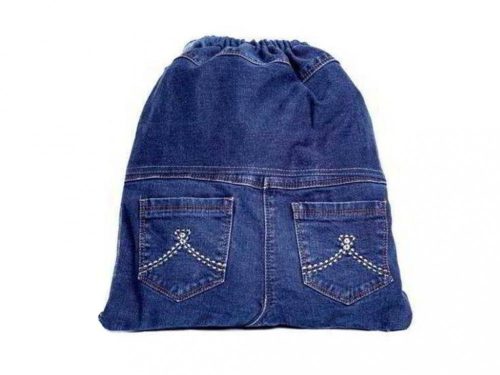 Old Blue Tornazsák, újrahasznosított farmerből