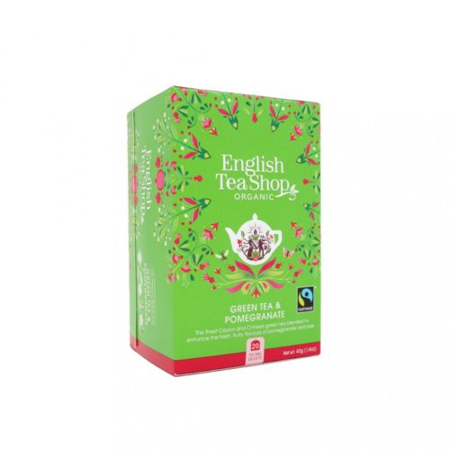 English Tea Shop Zöld tea - gránátalmás, bio & fairtrade (20 filter)