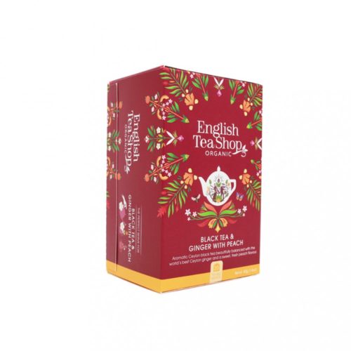 English Tea Shop Gyömbér & Barack tea, bio (20 filter)