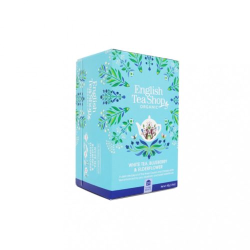 English Tea Shop Fehér tea - áfonyás & bodzás, bio (20 filter)