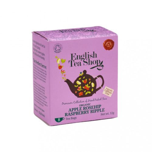 English Tea Shop Almás & málnás csipkebogyó tea, bio (8 filter)