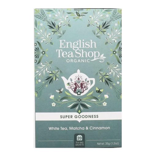 English Tea Shop Fehér bio tea matchával és fahéjjal bio tea (20 filter)