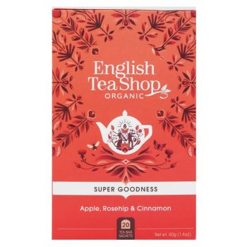   English Tea Shop Alma csipkebogyó, fahéjjal bio tea (20 filter)