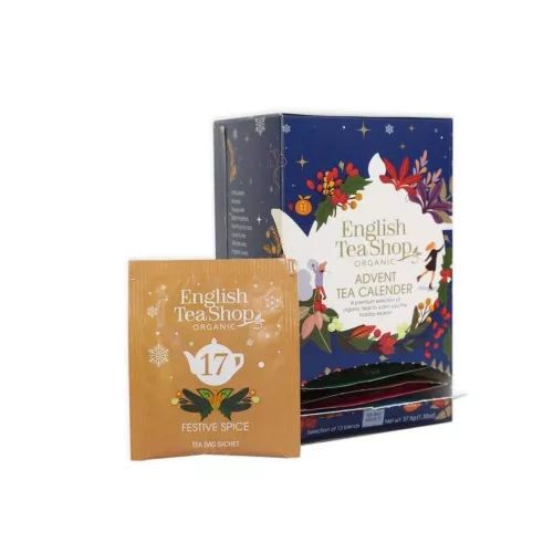 English Tea Shop Adventi kalendárium teaválogatás - kék, bio (25 filter)