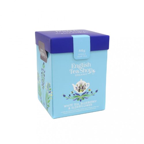 English Tea Shop Fehér szálas tea - áfonya & bodza, bio - 80 g