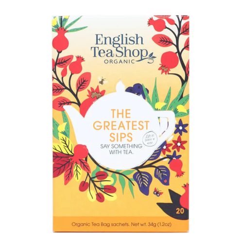 English Tea Shop The Greatest Sips - Legnemesebb kortyok - bio teaválogatás (20 filter)