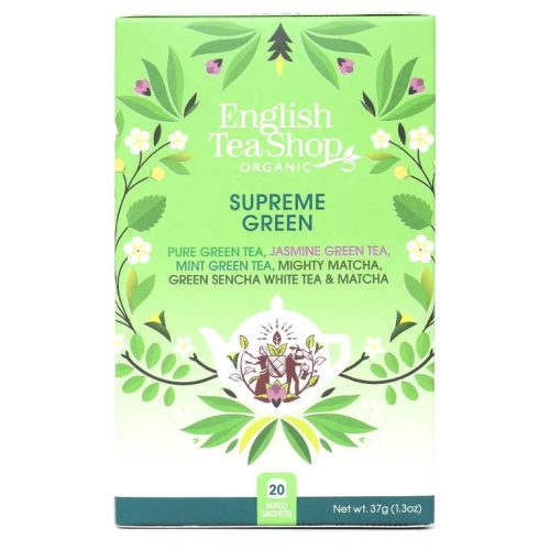 English Tea Shop Supreme Green - A legnemesebb zöld teák - bio teaválogatás (20 filter)