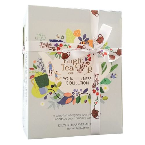 English Tea Shop Ajándék Wellness selyempiramis filteres teaválogatás, BIO (12 filter)