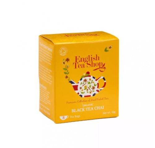 English Tea Shop Fekete Chai bio tea (8 filter)