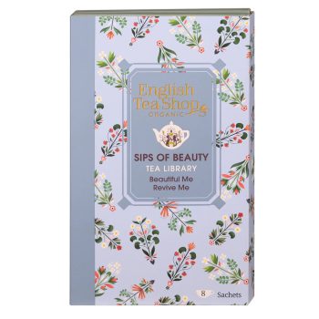   English Tea Shop Könyves kollekció - Sips of Beauty bio teaválogatás (8 filter)