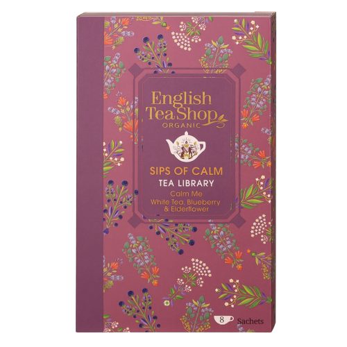 English Tea Shop Könyves kollekció - Sips of Calm bio teaválogatás (8 filter)