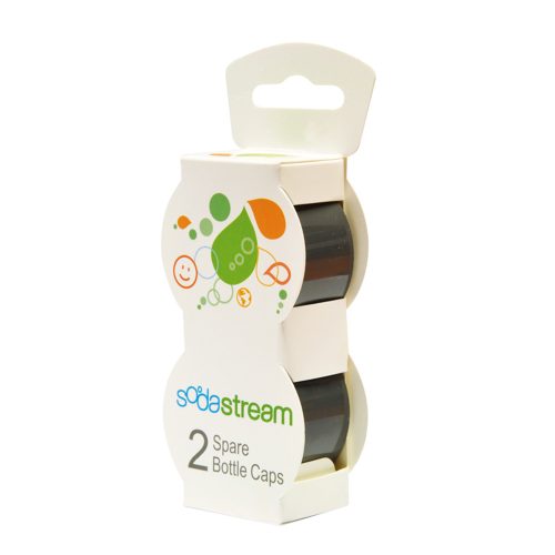 SodaStream Tartalék kupak - Fekete (2 db)