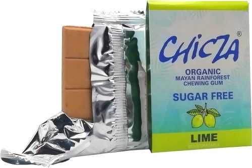 Chicza Bio rágógumi, cukormentes - lime 30 g