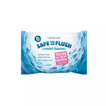   Natracare nedves törlőkendő - WC-ben lehúzható, 100% papírból - 30 db