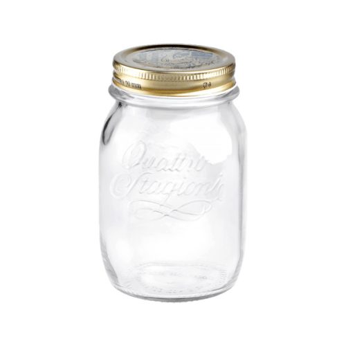 Quattro Stagioni befőttes üveg, csavaros tetővel - 500 ml