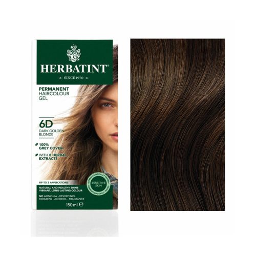 Herbatint 6D Arany sötétszőke hajfesték - 150 ml