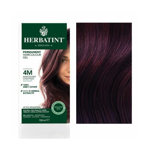 Herbatint 4M Mahagóni gesztenye hajfesték - 150 ml