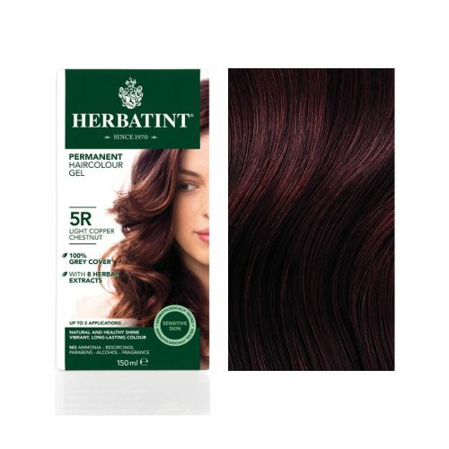 Herbatint 5R Világos réz gesztenye hajfesték - 150 ml