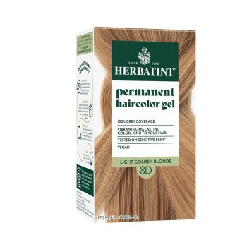 Herbatint 8D Arany világos szőke hajfesték - 170 ml