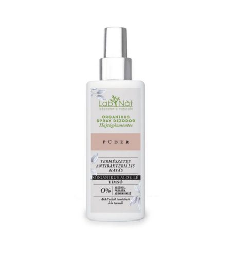Labnat bio spray dezodor - Púder - 100 ml