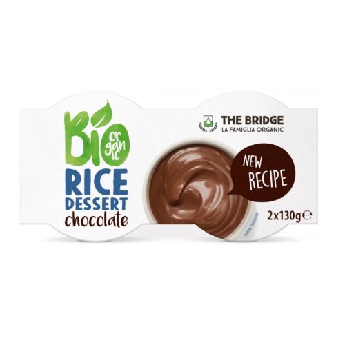 The Bridge Bio Csokis rizs desszert - 2x130 g