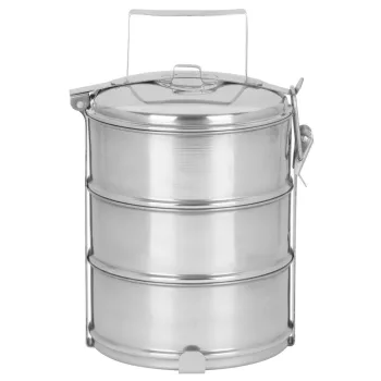 MagicHome Rozsdamentes ételhordó - 3 x 1,2 L