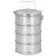 MagicHome Rozsdamentes ételhordó - 4 x 1,2 L