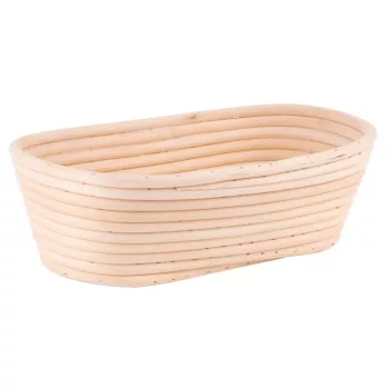   MagicHome ovális rattan szakajtó kenyérhez - hagyományos kelesztőkosár, max. 700 g
