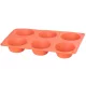 MagicHome szilikon muffin sütőforma - 6 részes, piros