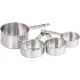 MagicHome rozsdamentes mérőpohár (cup) készlet - 4 db
