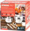 Strend Pro Grill rozsdamentes kemping főző- és étkészlet