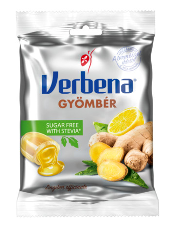 Verbena cukormentes cukorka - Gyömbér, 60 g