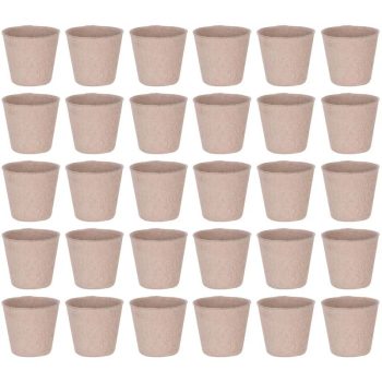   Strend Pro Herrison papír palántázó cserép, 6 cm, kör alakú, 30 db