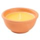 Citronella rovarriasztó gyertya, terrakotta edényben - 113 g