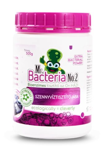 Mr. Bacteria No.2 - Baktériumkészítmény biológiai szennyvíztisztító berendezéshez, 500 g