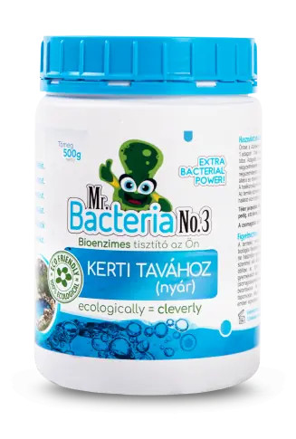 Mr. Bacteria No.3 - Biológiai tótisztító, tóápoló, kerti tavakhoz (nyár) - 500 g