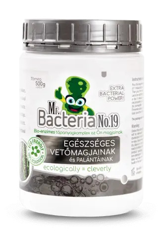 Mr. Bacteria No.19 - Biológiai termésnövelő, tápanyag-komplex palántázáshoz és vetőmagokhoz - 500 g