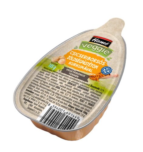 Hamé Veggie Csicseriborsós zöldségpástétom kurkumával - 105 g