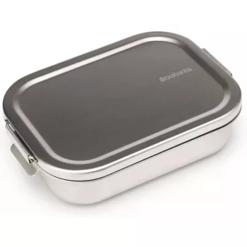   Brabantia Make & Take rozsdamentes ételtároló doboz, 1,1 L