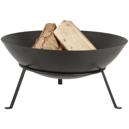 Esschert Design Fém tűzrakó tál állvánnyal, 50 cm átmérőjű