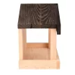 Esschert Design Fali fa madáretető, fekete tetővel, 23 cm