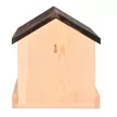 Esschert Design Fali fa madáretető, fekete tetővel, 23 cm