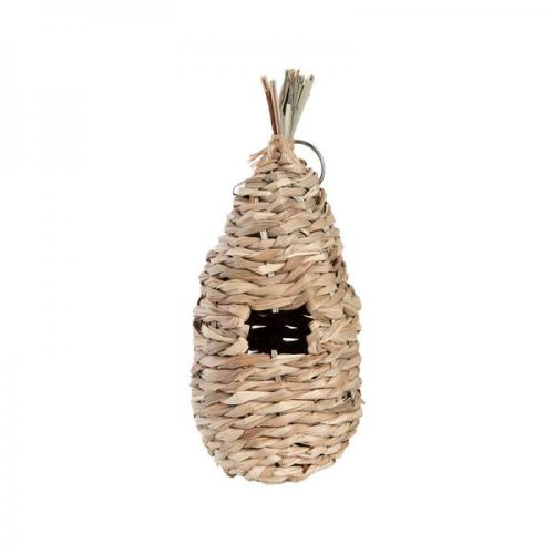 Esschert Design Fészkelőkas tengeri fűből - ökörszemnek, vörösbegynek - 24 cm