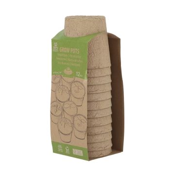   Esschert Design Biológiailag lebomló papír palántanevelő, ültető 12 db-os, L