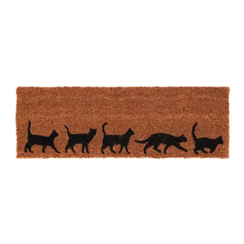 Esschert Design Cicás kókuszrost lábtörlő, 75x25 cm