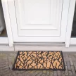 Esschert Design kókuszrost és gumi lábtörlő, madaras, 75 × 25 cm