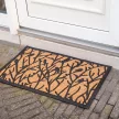 Esschert Design kókuszrost és gumi lábtörlő, madaras, 75 × 25 cm